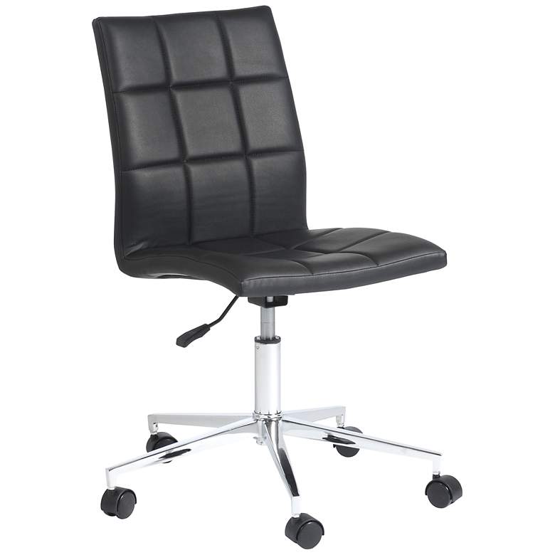 Image 1 Cyd Black Faux Leather Swivel Office Chair