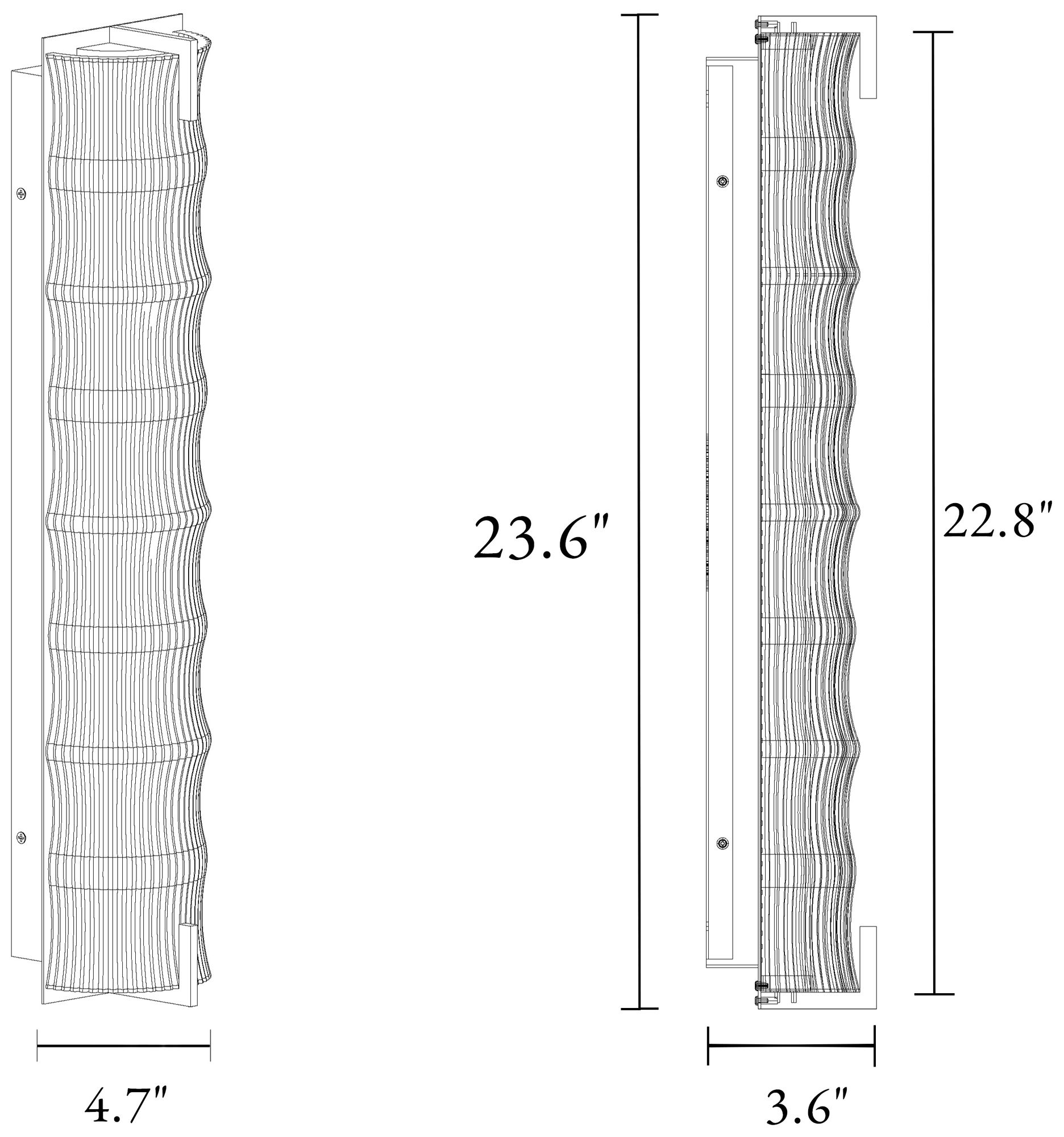 Image 2 Cylberin 1-Light Resin LED Wall Sconces more views