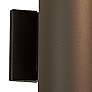 3_Cylinder 12" High Architectural Bronze Outdoor Wall Light more views