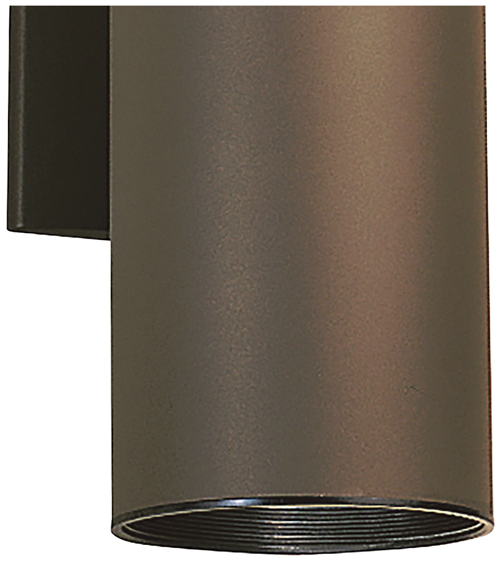 Image 7 Cylinder 14 3/4"H Architectural Bronze Outdoor Wall Light more views