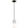 Cylinder - E26 LED Cord Pendant - Oil Rubbed Bronze Finish, Opal Glass