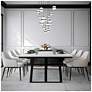 5_Cyllindra 6.38"H x 5.88"W 13-Light Multi-Light Pendant in Black Chrome more views
