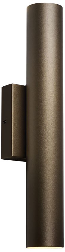 Image 3 Cylo 19.5" High Cast Bronze|Opal Acrylic ADA Sconce 0-10V LED