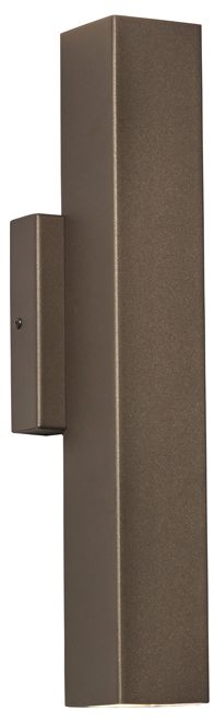 Cylo 19.5" High Cast Bronze|Opal Acrylic ADA Sconce 0-10V LED