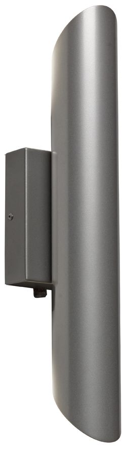 Cylo 19.5" High Satin Pewter|Opal Acrylic ADA Sconce 0-10V LED