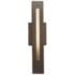 Cylo 19 1/2" Bronze Age and Faux Alabaster Exterior Sconce