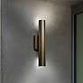 2_Cylo 19 1/2" High Cast Bronze 0-10V LED Outdoor Wall Light