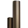 4_Cylo 19 1/2" High Cast Bronze 0-10V LED Outdoor Wall Light more views