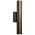 Cylo 19 1/2" High Cast Bronze and Opal Acrylic ADA Sconce
