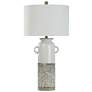 Cynder 34" Grey Table Lamp With Petite Handles