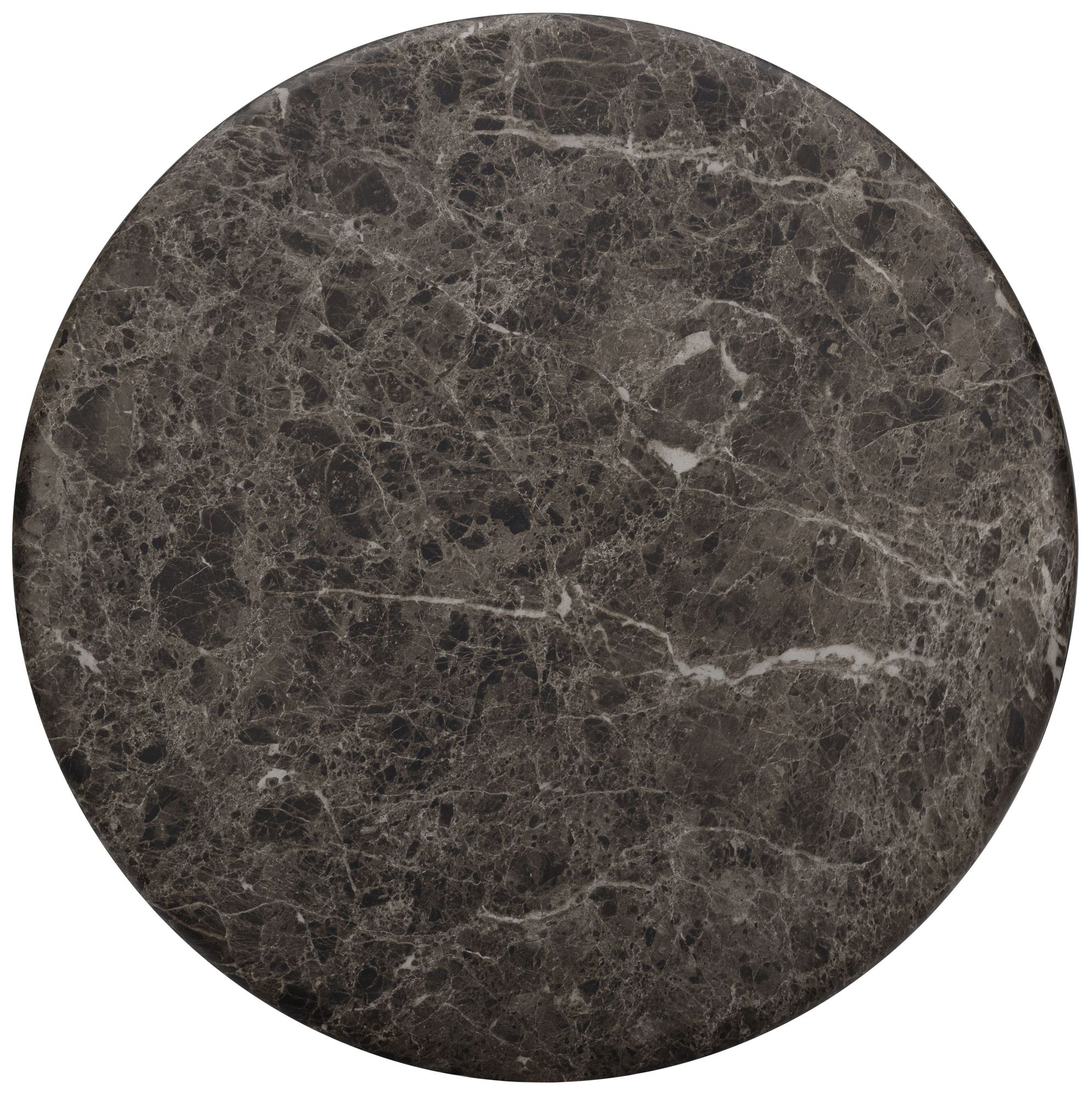 Image 4 Cynthia Dark Emperador Faux Marble Indoor / Outdoor Side Table more views