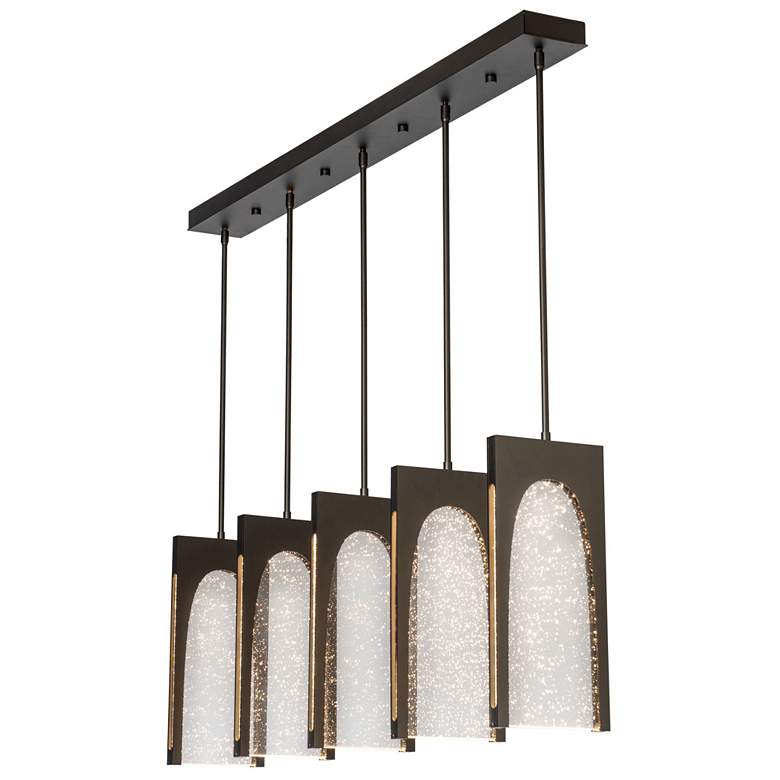 Image 1 Cypress 56" Wide 5-Light Oil Rubbed Bronze Pendant
