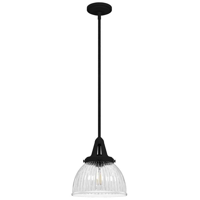 Image 1 Cypress Grove 10" Wide Natural Black Iron Mini Pendant