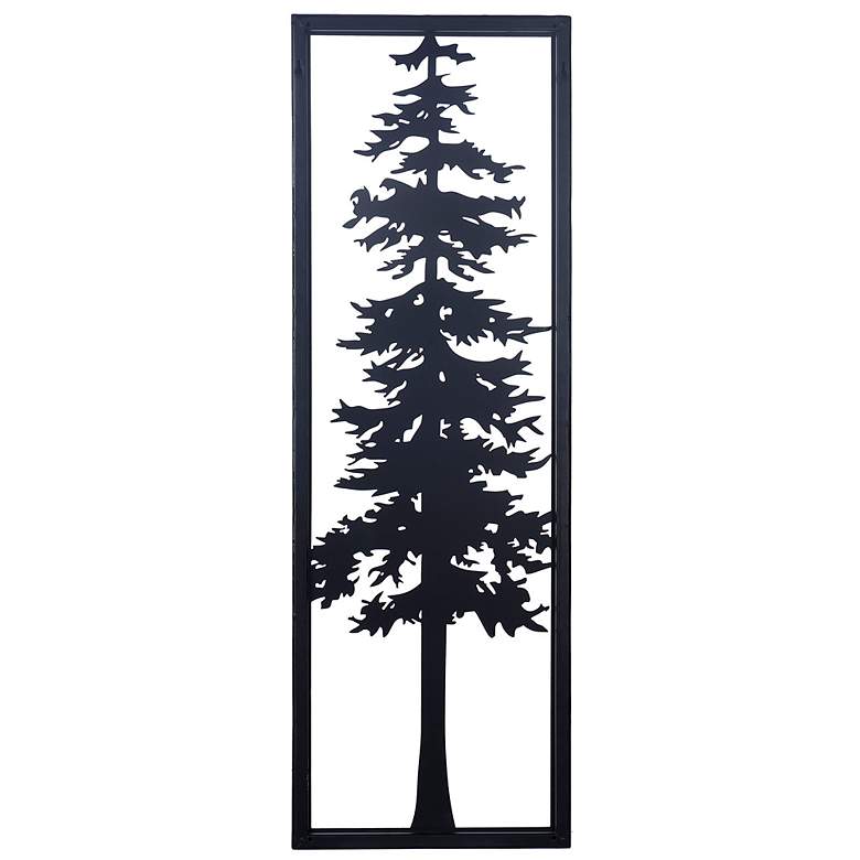 Image 3 Cypress I Laser Cut Metal Wall Art With Fired Finish more views