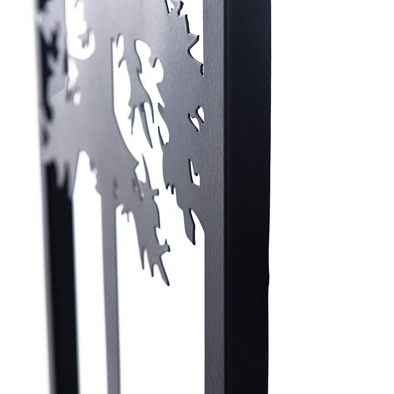 Image 4 Cypress I Laser Cut Metal Wall Art With Fired Finish more views