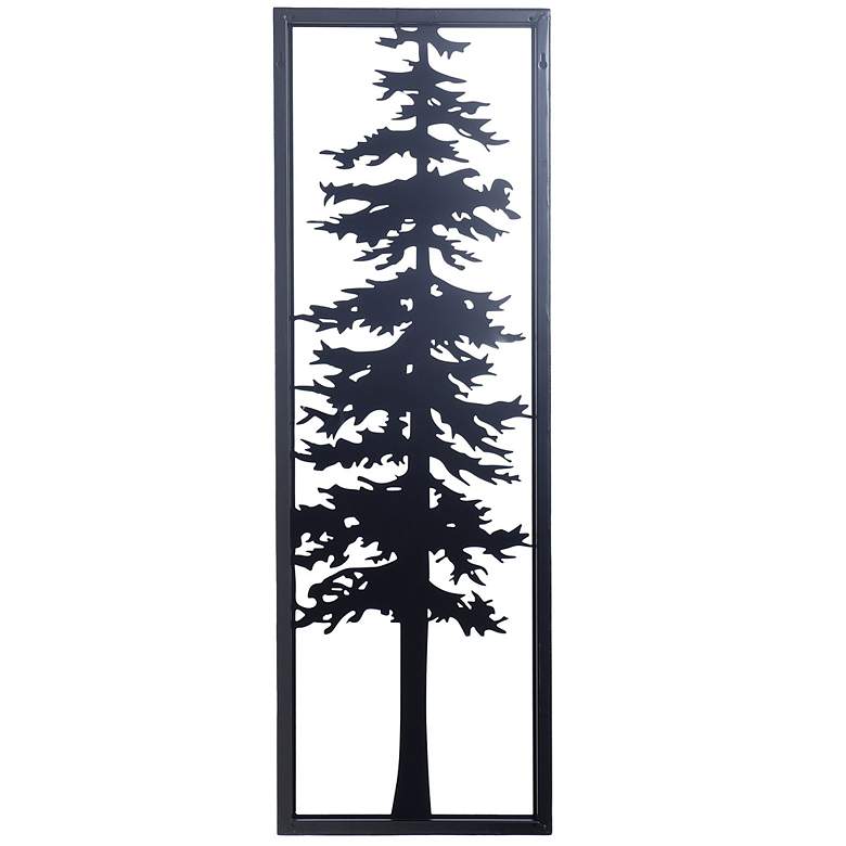 Image 3 Cypress II Laser Cut Metal Wall Art With Fired Finish more views