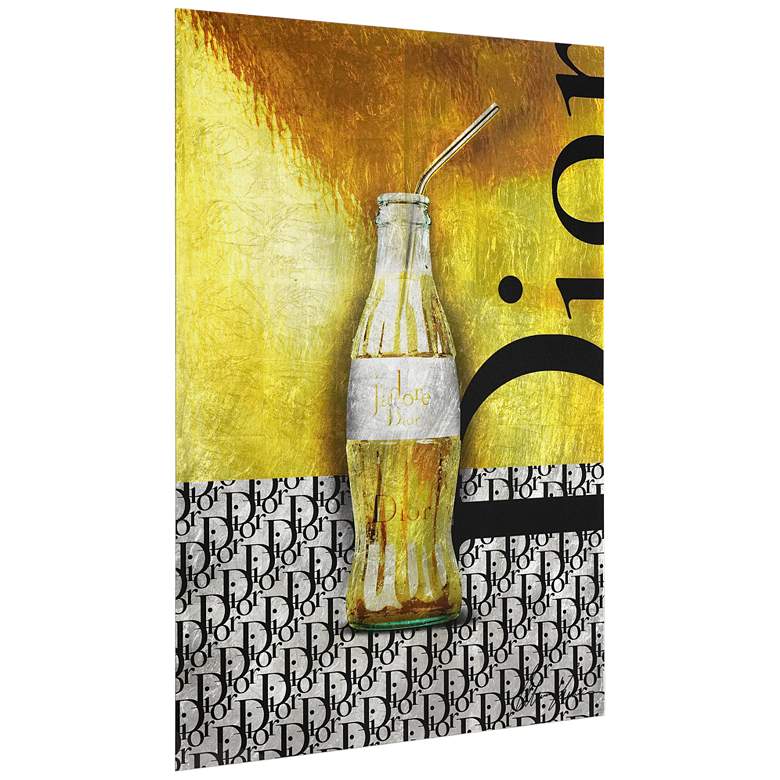 Image 3 D s Luxury Liquid Therapy 48" High Printed Glass Wall Art more views