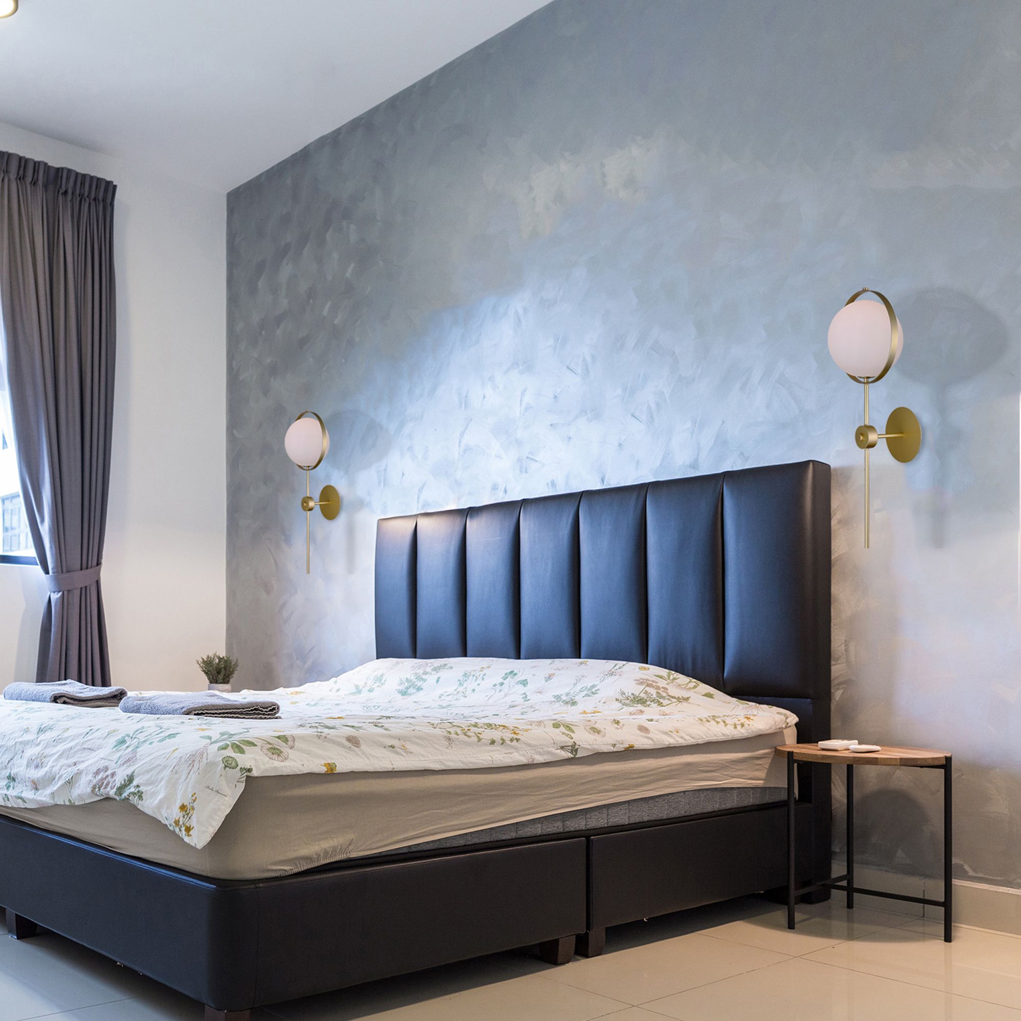 Image 6 Da Vinci 1 Light 10in Brass Wall Light more views