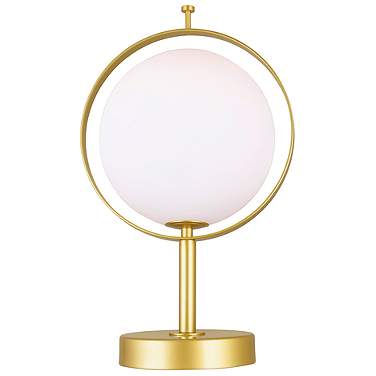 Da Vinci 1 Light Table Lamp With Brass Finish