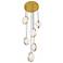 Da Vinci 26" Wide Medallion Gold Multi-Light Pendant