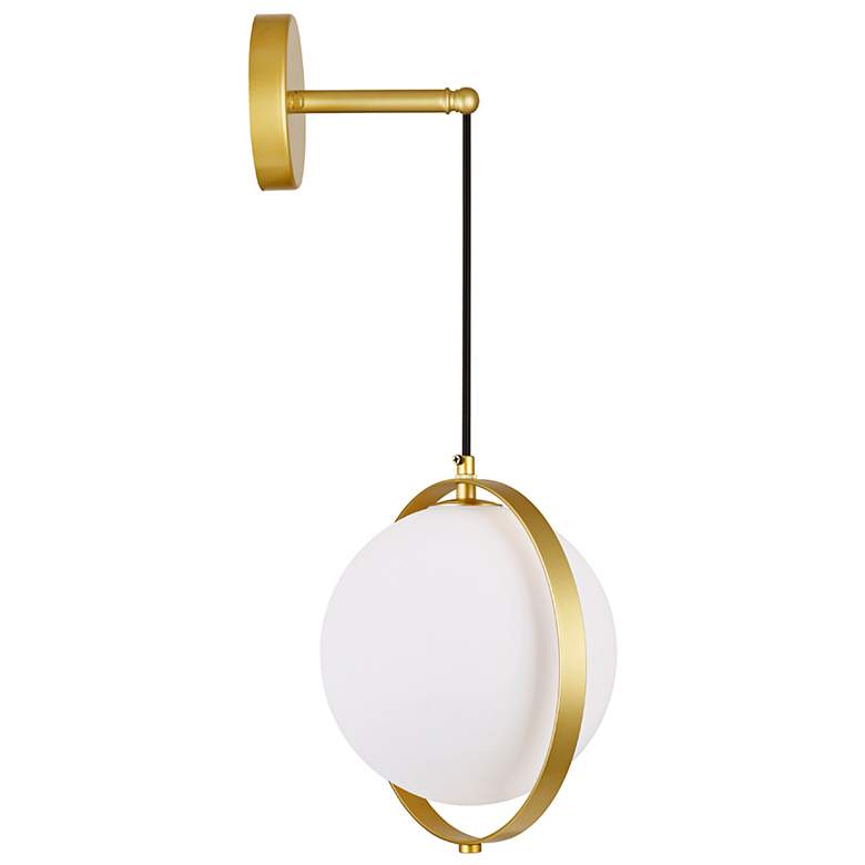 Image 3 Da Vinci 29" High Medallion Gold Wall Sconce more views