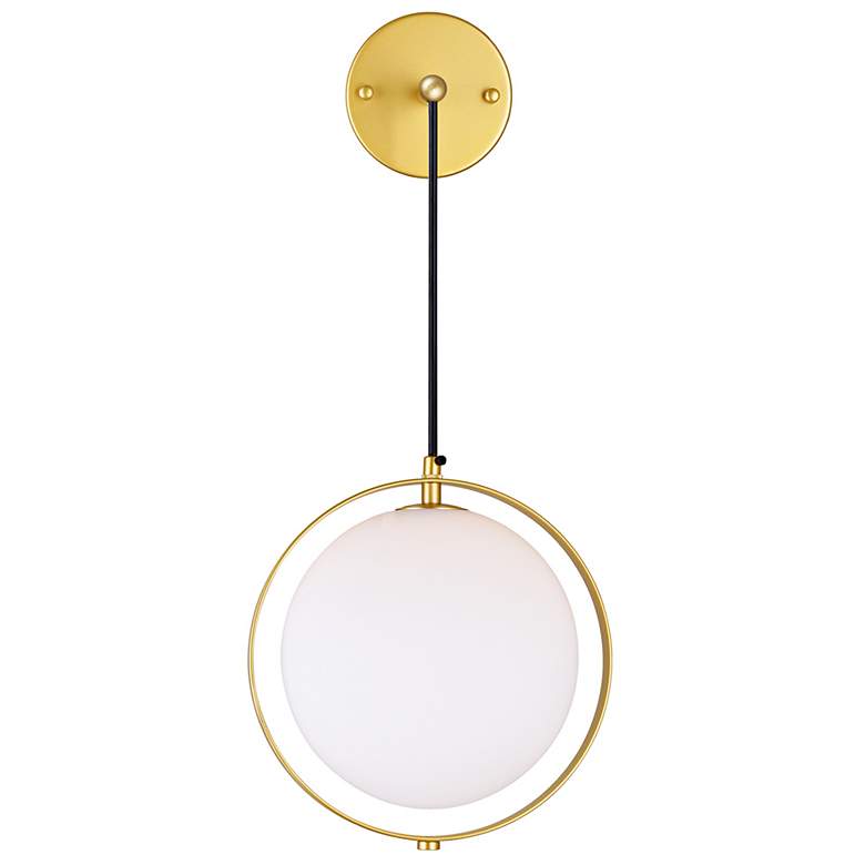 Image 4 Da Vinci 29" High Medallion Gold Wall Sconce more views