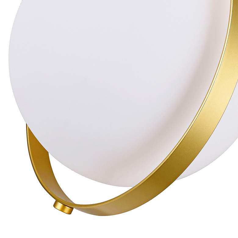 Image 5 Da Vinci 29" High Medallion Gold Wall Sconce more views