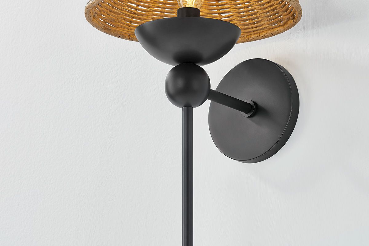 Image 3 Dabito x Mitzi Perilla 21 1/4" High Old Bronze Wall Sconce more views