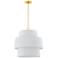 Dabito x Mitzi Rya 22 In 1 Lt Pendant Aged Brass