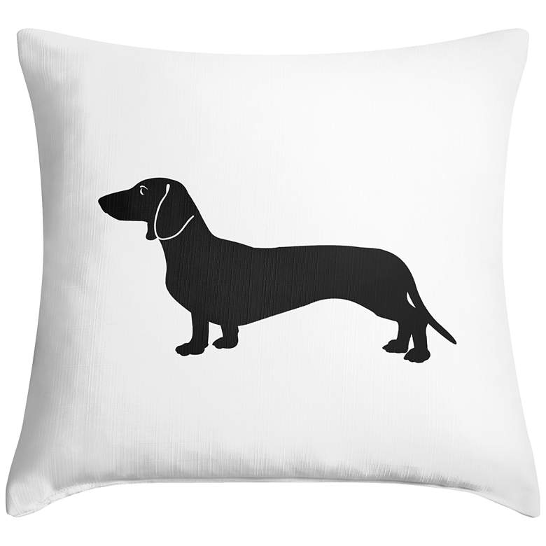 Image 1 Dachshund 18 inch Square Throw Pillow