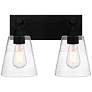 2_Dacosta 2-Light Earth Black Bath Light