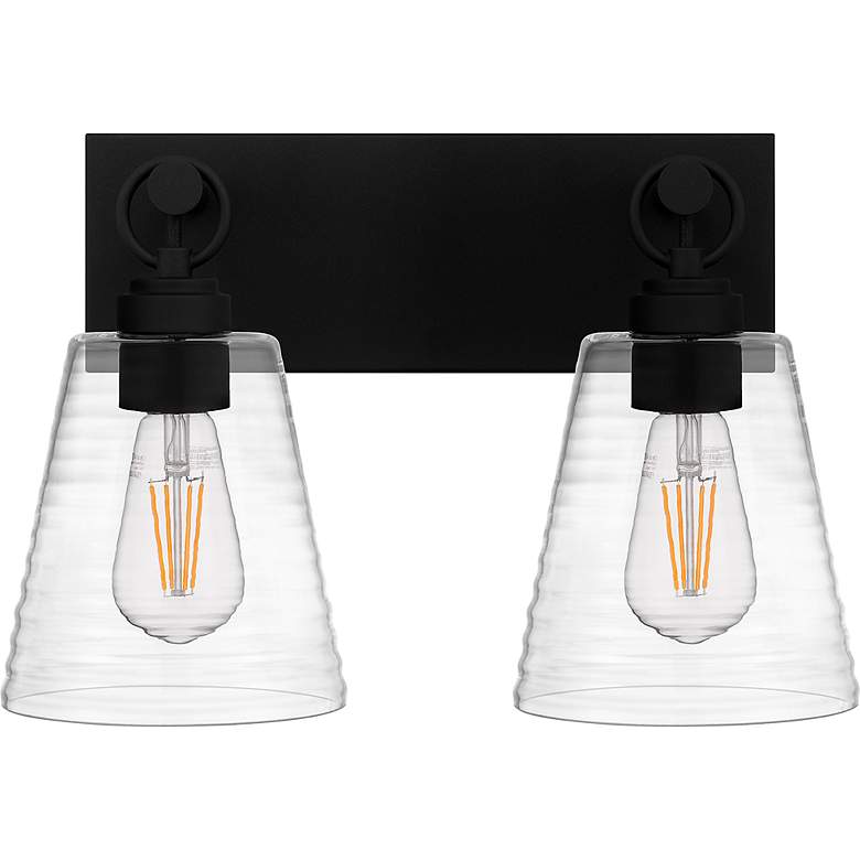 Image 4 Dacosta 2-Light Earth Black Bath Light more views
