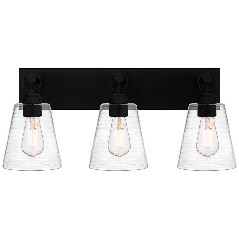 Image 2 Dacosta 3-Light Earth Black Bath Light