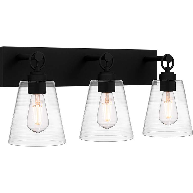 Image 5 Dacosta 3-Light Earth Black Bath Light more views