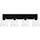 Dacosta 4-Light Earth Black Bath Light