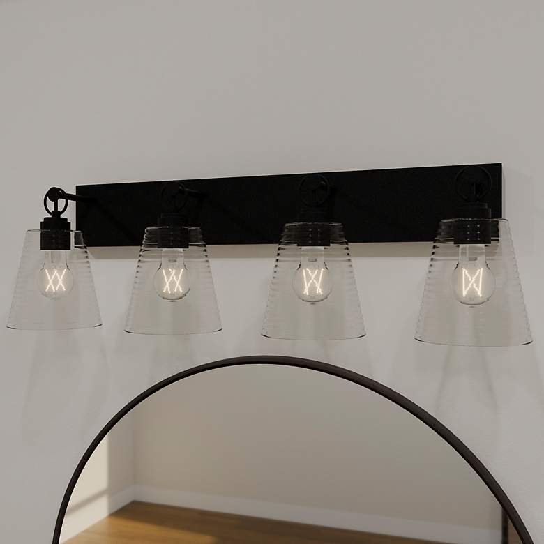Image 1 Dacosta 4-Light Earth Black Bath Light
