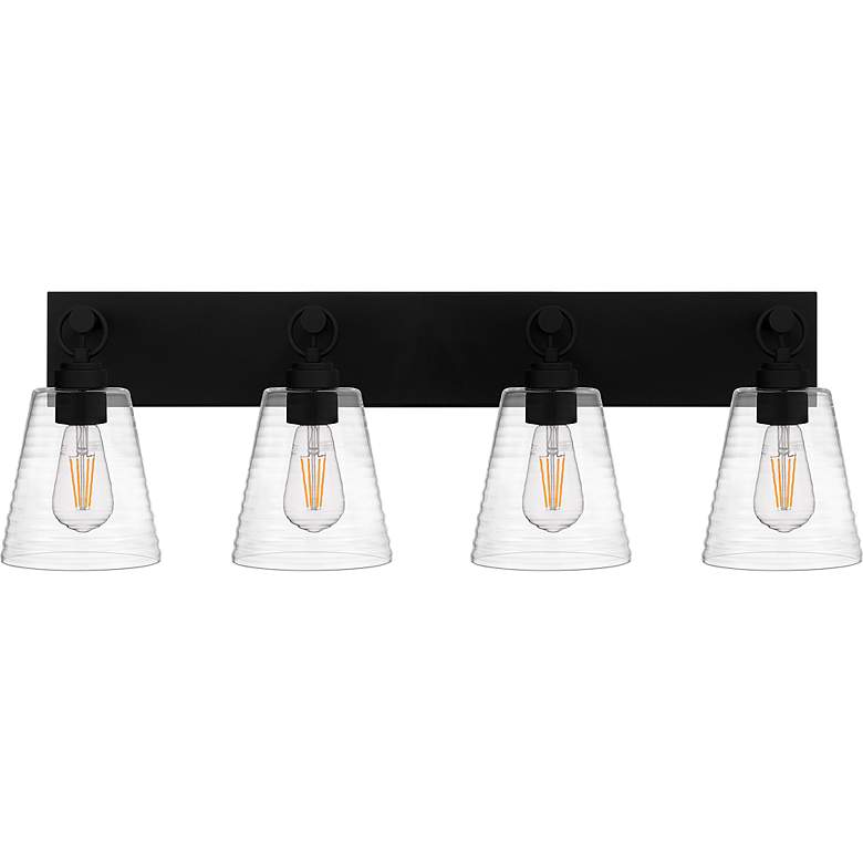 Image 4 Dacosta 4-Light Earth Black Bath Light more views