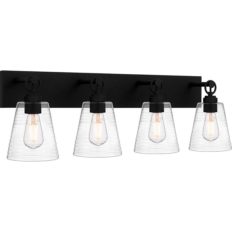 Image 5 Dacosta 4-Light Earth Black Bath Light more views