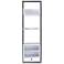 Daemore 20 3/4" Wide Gray and White 5-Shelf Ladder Bookcase