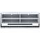 Daemore 49 1/2" Distressed Gray and White 4-Shelf TV Stand