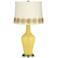 Daffodil Anya Table Lamp with Flower Applique Trim