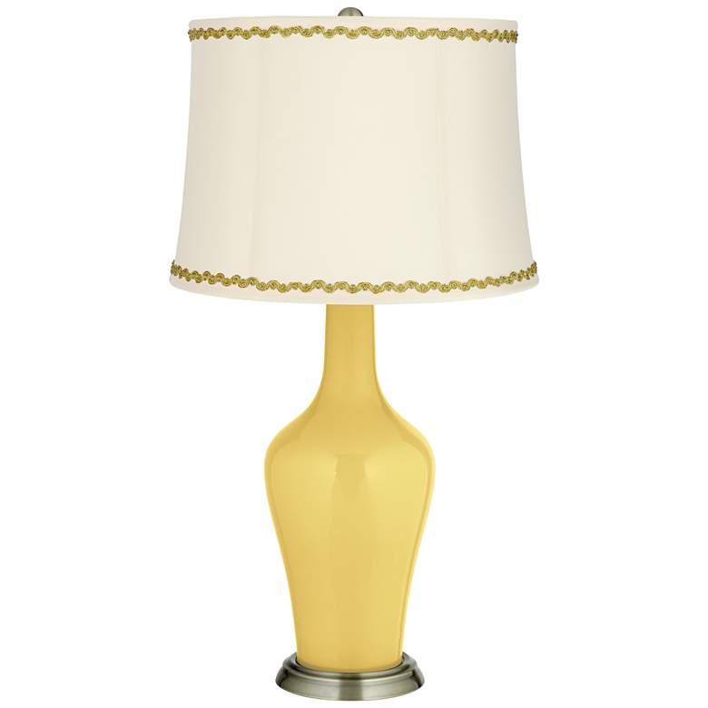 Image 1 Daffodil Anya Table Lamp with Relaxed Wave Trim