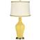 Daffodil Anya Table Lamp with Relaxed Wave Trim