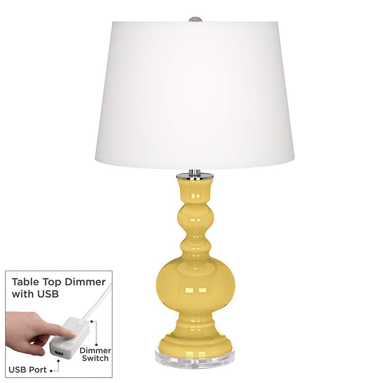 Image 1 Daffodil Apothecary Table Lamp with Dimmer