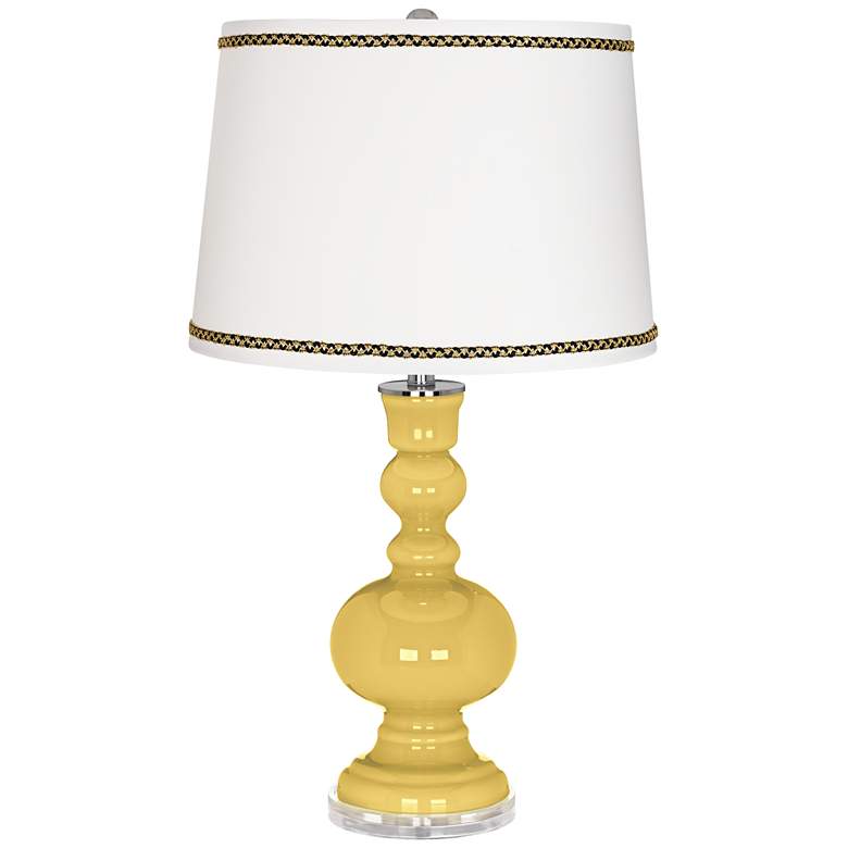 Image 1 Daffodil Apothecary Table Lamp with Ric-Rac Trim