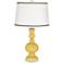 Daffodil Apothecary Table Lamp with Ric-Rac Trim
