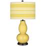 Daffodil Bold Stripe Double Gourd Table Lamp
