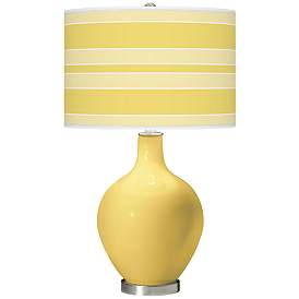 Image1 of Daffodil Bold Stripe Ovo Table Lamp