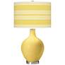 Daffodil Bold Stripe Ovo Table Lamp