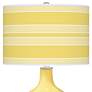Daffodil Bold Stripe Ovo Table Lamp